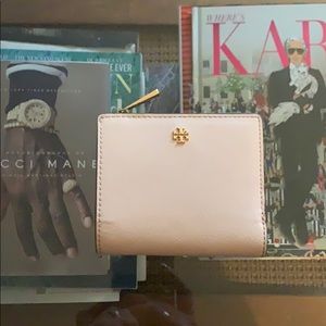 Tory Burch Robinson Mini Leather Wallet